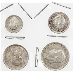 GREAT BRITAIN: George V, 1910-1936, AR maundy set, 1932. UNC