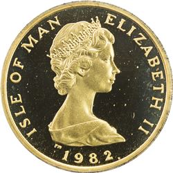 ISLE OF MAN: Elizabeth II, 1952-, AV penny, 1982. PF