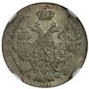 Image 1 : POLAND: Nicholas I, of Russia, 1825-1855, AR 5 groszy, Warsaw mint, 1840. NGC MS66
