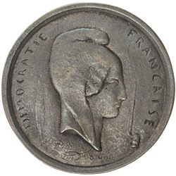 POLAND: AE medal, ND (1846). VF-EF