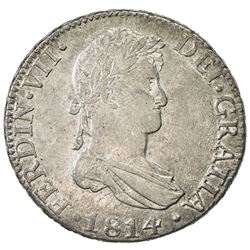 SPAIN: Fernando VII, 2nd reign,1813-1833, AR 8 reales, 1814-C