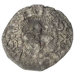 GENEVA: Pierre, 1370-1394, AR obole (0.47g), ND. VF