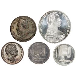 EUROPE: LOT of five coins