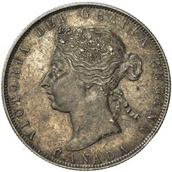 CANADA: Victoria, 1837-1901, AR 50 cents, 1870. EF