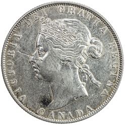 CANADA: Victoria, 1837-1901, AR 50 cents, 1890-H. VF-EF