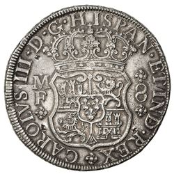 MEXICO: Carlos III, 1759-1788, AR 8 reales, 1769-Mo. VF-EF