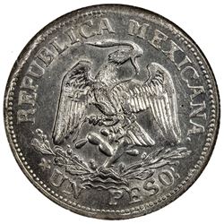 MEXICO: Revoluntionary Issue, AR peso, Taxco, Guerrero, 1915. NGC MS63