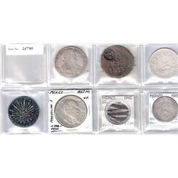 MEXICO: LOT of 7 coins
