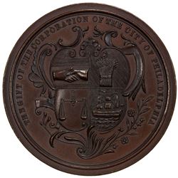 UNITED STATES: AE medal, Betts-400, Julian MI-33, EF, 48mm, The Kittanning Medal