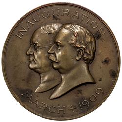 UNITED STATES: AE medal, 1909, Dusterburg-4B51, MacNeil WHT 1909-2, EF, 51mm