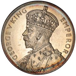 NEW ZEALAND: George V, 1910-1935, AR crown, 1935. PCGS PF64
