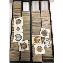 WORLDWIDE: LOT of 536 coins, all from the same collection, many interesting types