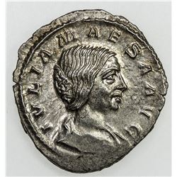 ROMAN EMPIRE: Julia Maesa, grandmother of Elagabalus, AR denarius (3.01g), Rome mint, 218-222. AU