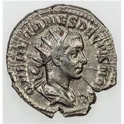 ROMAN EMPIRE: Herennius Etruscus, as Caesar, 251 AD, AR antoninianus (3.56g). EF