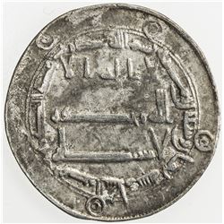 ABBASID: al-Mahdi, 775-785, AR dirham (2.88g), Qasr al-Salam, AH168. VF