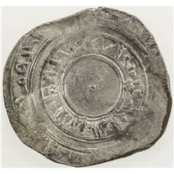 FATIMID: al-'Aziz, 975-996, AR broad dirham (2.54g), Sur, AH(369). F-VF