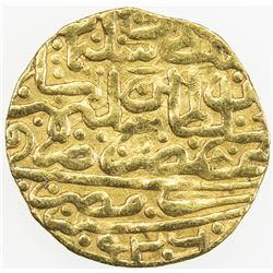 OTTOMAN EMPIRE: Suleyman I, 1520-1566, AV sultani (3.43g), Misr, AH926. VF