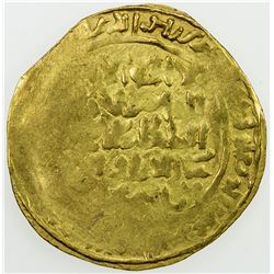 GHORID: Mu'izz al-Din Muhammad, 1171-1206, AV dinar (2.31g), MM, DM. VF