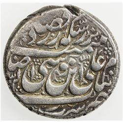 QAJAR: Muhammad Hasan Khan, 1750-1759, AR rupi (11.39g), Rasht, ND. VF-EF
