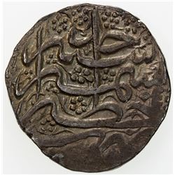 DURRANI: Ayyub Shah, 1817-1829, AR rupee (11.06g), Kashmir, AH1234 year one (ahad). EF-AU