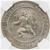 Image 1 : BELGIUM: Leopold II, 1865-1909, 5 centimes, 1863. NGC MS66