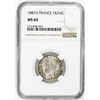 Image 3 : FRANCE: Third Republic, AR franc, 1887-A. NGC MS64