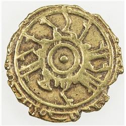 SICILY: Roger II, 1105-1154, AV tari (1.03g), Madinat Siqilliya, AH5xx. VF