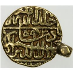 MUGHAL: Akbar I, 1556-1605, AV mohur (11.49g), MM, AH983