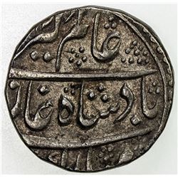 MUGHAL: Alamgir II, 1754-1759, AR rupee (11.31g), Mahindrapur, year 3. EF