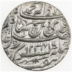 AWADH: Ghazi al-Din Haidar, 1819-1827, AR rupee (10.98g), Lucknow, AH1234 year 26. EF