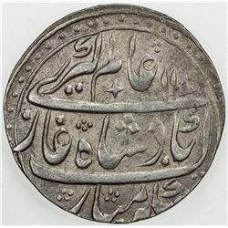 FARRUKHABAD: Ahmad Khan, 1750-1771, AR rupee (11.3g), Ahmadnagar, AH1170 year 4. EF