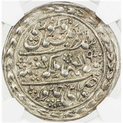 JAIPUR: Madho Singh II, 1880-1922, AR nazarana rupee, Sawai Jaipur, 1900 year 21. NGC AU55