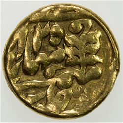 JAIPUR: Madho Singh II, 1880-1922, AV mohur (10.44g), Sawai Jaipur, year 25