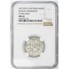 Image 3 : BENGAL PRESIDENCY: AR rupee, Muhammadabad Banares, AH1229 year 17-49. NGC MS65