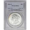 Image 1 : 1884-O $1 Morgan Silver Dollar Coin PCGS MS63 Amazing Reverse Toning