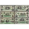 Image 1 : Lot of (6) 1872 State of South Carolina Obsolete Currency Notes Hinged