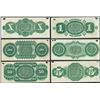 Image 2 : Lot of (6) 1872 State of South Carolina Obsolete Currency Notes Hinged