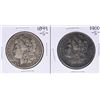Image 1 : Lot of 1899-S & 1900-S $1 Morgan Silver Dollar Coins