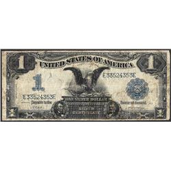 1899 $1 Black Eagle Silver Certificate Note