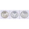 Image 2 : Lot of (3) 1881-S $1 Morgan Silver Dollar Coins