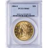 1884-S $20 Liberty Head Double Eagle Gold Coin PCGS MS61