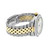 Image 8 : Rolex Men's Two Tone 14K MOP Roman 3 ctw Channel Set Diamond Datejust Wristwatch