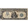 Image 1 : 1899 $5 Indian Chief Silver Certificate Note