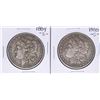 Lot of 1884-S & 1885-S $1 Morgan Silver Dollar Coins