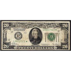 1928 $20 Federal Reserve STAR Note