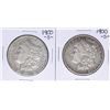 Lot of (2) 1900-S $1 Morgan Silver Dollar Coins