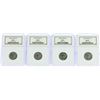 Image 1 : Lot of (4) 2005 Bison Nickel Coins NGC MS65