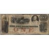 1861 $1 Bank of the State of South Carolina Obsolete Note