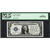 Image 1 : 1928A $1 Funnyback Silver Certificate Note Fr.1601 PCGS Gem New 66PPQ