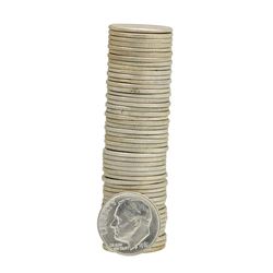 Roll of (50) 1961-D Brilliant Uncirculated Roosevelt Dimes